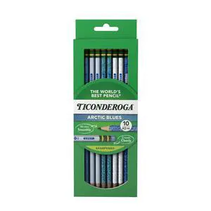 Wood-Cased Pencils Pre-Sharpened, Arctic Blues, 10 Count | Ideal for writing, drawing, schoolwork, classrooms and office use Wood-Cased Pencils Pre-Sharpened, Arctic Blues, 10 Count | Ideal for writing, drawing, schoolwork, classrooms and office use