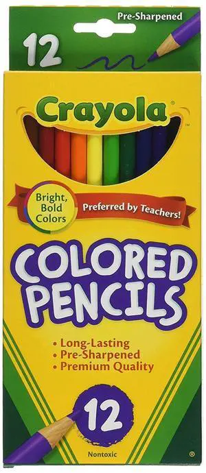 68-4012 Colored Pencils, 12-Count, pack of 3, Assorted Colors 68-4012 Colored Pencils, 12-Count, pack of 3, Assorted Colors