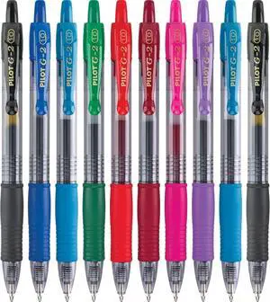 G2 Gel-Ink Pens, Bold Point (1.0mm), 1.0 Gel Pens, Assorted, 10-Pack G2 Gel-Ink Pens, Bold Point (1.0mm), 1.0 Gel Pens, Assorted, 10-Pack