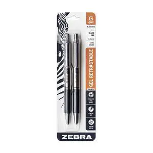 STEEL G-402 Retractable Gel Pen, Black Ink, 0.5mm, 2-Pack | Stainless Steel Weighted Barrel, Comfort Grip, Easy-Glide Smooth, Skipless Ink, Fine Point, School & Office Supplies (49212) STEEL G-402 Retractable Gel Pen, Black Ink, 0.5mm, 2-Pack | Stainless Steel Weighted Barrel, Comfort Grip, Easy-Glide Smooth, Skipless Ink, Fine Point, School & Office Supplies (49212)