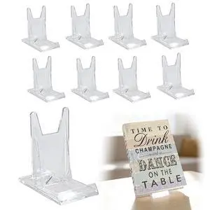 8 Pack Acrylic Book Stand, Adjustable Clear Display Easel for Magazine Comic Book CD Album Artwork Postcard Brochure, Home Office Desktop Organizer 8 Pack Acrylic Book Stand, Adjustable Clear Display Easel for Magazine Comic Book CD Album Artwork Postcard Brochure, Home Office Desktop Organizer