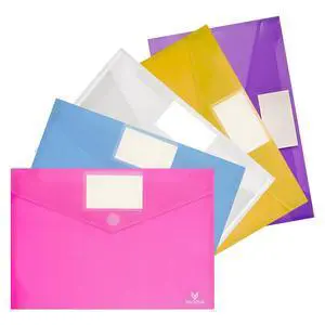 5 Pack Plastic Envelopes, Poly Document Holder - A4/US Letter Size | Clear Plastic Envelopes, Durable & Waterproof, Secure Closure, Reusable, Large Capacity, Versatile Organization 5 Pack Plastic Envelopes, Poly Document Holder - A4/US Letter Size | Clear Plastic Envelopes, Durable & Waterproof, Secure Closure, Reusable, Large Capacity, Versatile Organization