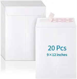 20 Pack Catalog Envelopes Self Seal, 9 x 12 Inches Mailing Envelopes | Manila Envelopes for Mailing, Organize, Storage, Home, Office 20 Pack Catalog Envelopes Self Seal, 9 x 12 Inches Mailing Envelopes | Manila Envelopes for Mailing, Organize, Storage, Home, Office