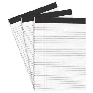 3 Pack Legal Pads 8.5 x 11 inch Notepad, 30 Sheets per Note Pads Wide Ruled Legal Pads, Pads of Paper Writing Pad - Ideal for Office, School or Home Use 3 Pack Legal Pads 8.5 x 11 inch Notepad, 30 Sheets per Note Pads Wide Ruled Legal Pads, Pads of Paper Writing Pad - Ideal for Office, School or Home Use