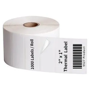 2" x 1" Sticker Labels Direct Thermal Labels 1000 Labels Per Roll 2" x 1" Sticker Labels Direct Thermal Labels 1000 Labels Per Roll