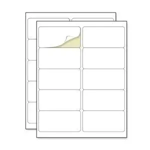 2" x 4" Labels for Printer, Printable Mailing Address Labels - 400 Pieces | Laser/Inkjet Printing, comes with Print Templates 2" x 4" Labels for Printer, Printable Mailing Address Labels - 400 Pieces | Laser/Inkjet Printing, comes with Print Templates