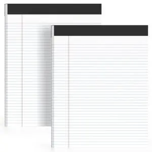 2 Pack of Legal Pads 8.5 x 11 College Ruled Writing Pads 8.5" x 11.75" Notepad 30 Sheets per Note Pads Notebook Study Back 8x11 Pads of Paper 2 Pack of Legal Pads 8.5 x 11 College Ruled Writing Pads 8.5" x 11.75" Notepad 30 Sheets per Note Pads Notebook Study Back 8x11 Pads of Paper