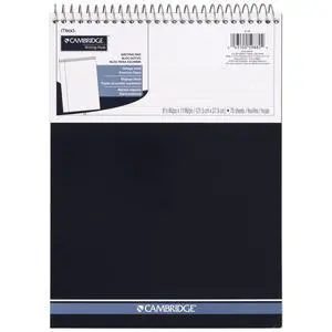 Spiral Notebook, College Ruled Paper, 8-1/2" x 11", 70 Sheets, Top Bound, Navy (59882) Spiral Notebook, College Ruled Paper, 8-1/2" x 11", 70 Sheets, Top Bound, Navy (59882)