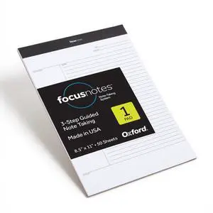 FocusNotes Writing Pad, 8-1/2" x 11-3/4", 50 Sheets (77103) FocusNotes Writing Pad, 8-1/2" x 11-3/4", 50 Sheets (77103)