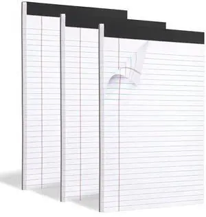 3 Pack Legal Pads Refills Note Pads, Writing Pads 8.5 x 11 Inches | Memo Pads Lined Writing Note Pads, Legal Pad Wide Ruled Lined Pads Legal Rule for School Office30 Sheet per Pads 3 Pack Legal Pads Refills Note Pads, Writing Pads 8.5 x 11 Inches | Memo Pads Lined Writing Note Pads, Legal Pad Wide Ruled Lined Pads Legal Rule for School Office30 Sheet per Pads