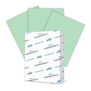 Colored Paper, 24 lb Green Printer Paper, 8.5 x 11-1 Ream (500 Sheets) - Made in the USA, Pastel Paper, 104380R Colored Paper, 24 lb Green Printer Paper, 8.5 x 11-1 Ream (500 Sheets) - Made in the USA, Pastel Paper, 104380R