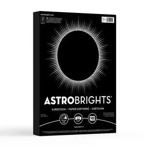 Color Cardstock, 65 lb Cover Weight, 8.5 x 11, Eclipse Black, 100/Pack Color Cardstock, 65 lb Cover Weight, 8.5 x 11, Eclipse Black, 100/Pack