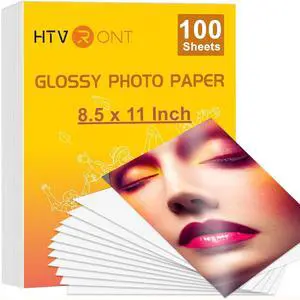 Glossy Photo Paper for Printer 8.5 x 11, 100 Sheets | Back to School Supplies, Instant Dry, Picture Paper for Chip Bag, Flyers, Cards, Calendars and Brochures Glossy Photo Paper for Printer 8.5 x 11, 100 Sheets | Back to School Supplies, Instant Dry, Picture Paper for Chip Bag, Flyers, Cards, Calendars and Brochures