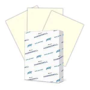 Colored Paper, 20 lb Cream Printer Paper, 8.5 x 11-1 Ream (500 Sheets) - Made in the USA, Pastel Paper, 168030R Colored Paper, 20 lb Cream Printer Paper, 8.5 x 11-1 Ream (500 Sheets) - Made in the USA, Pastel Paper, 168030R
