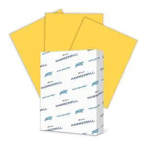 Colored Paper, 20 lb Goldenrod Printer Paper, 8.5 x 11-1 Ream (500 Sheets) - Made in the USA, Pastel Paper, 103168R Colored Paper, 20 lb Goldenrod Printer Paper, 8.5 x 11-1 Ream (500 Sheets) - Made in the USA, Pastel Paper, 103168R