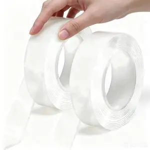 2Rolls, Nano Double Sided Mountinging Tape, Adhesive-self Heavy Duty Tape, 2 Sides Sticky Tack Tape for Painted Walls AC Hanging Clear, 0.7in×10fts, 20fts Total Long 2Rolls, Nano Double Sided Mountinging Tape, Adhesive-self Heavy Duty Tape, 2 Sides Sticky Tack Tape for Painted Walls AC Hanging Clear, 0.7in×10fts, 20fts Total Long