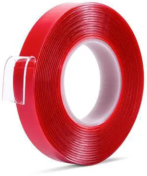 Double Sided Tape Heavy Duty Transparent Strong Acrylic Adhesive | Clear Removable Two Sided Nano Mounting Tape for Home, Wall, Room, Office Decoration Mount, Pack of 1 Roll Double Sided Tape Heavy Duty Transparent Strong Acrylic Adhesive | Clear Removable Two Sided Nano Mounting Tape for Home, Wall, Room, Office Decoration Mount, Pack of 1 Roll