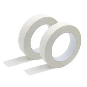 Beige White Masking Tape, 1 Inch x 55 Yards, 2 Rolls | Painters Tape for Stationery, Arts, Crafts, Decoration Beige White Masking Tape, 1 Inch x 55 Yards, 2 Rolls | Painters Tape for Stationery, Arts, Crafts, Decoration