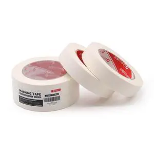 White Masking Tape, 1 Inch x 55 Yards, 2 Rolls(Total 110 Yards), Medium-Adhesion Painting Tape, No Residue, Clean Removal, for Painting, Multi-Surface DIY, Arts Crafts White Masking Tape, 1 Inch x 55 Yards, 2 Rolls(Total 110 Yards), Medium-Adhesion Painting Tape, No Residue, Clean Removal, for Painting, Multi-Surface DIY, Arts Crafts