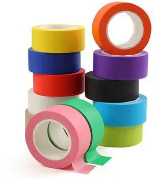 12PCS Colored Masking Tape, Kids Art Supplies Colored Tape, DIY Craft Tape, Colored Tape Rolls, Colored Painters Tape 2.5cm x 12m (1In x 13Yards) 12PCS Colored Masking Tape, Kids Art Supplies Colored Tape, DIY Craft Tape, Colored Tape Rolls, Colored Painters Tape 2.5cm x 12m (1In x 13Yards)