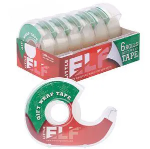 Gift Wrap Tape, 6 Rolls, 3/4 x 650 Inches, Clear, Transparent Tape for Wrapping Paper, Christmas, Holiday Gift Wrap Tape, 6 Rolls, 3/4 x 650 Inches, Clear, Transparent Tape for Wrapping Paper, Christmas, Holiday