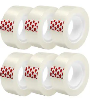 6 Rolls Transparent Tape Refills, Clear Tape Dispenser Refill Rolls, Glossy Gift Wrap Tapes for Office, School, Home, 3/4 x 1000 Inches 6 Rolls Transparent Tape Refills, Clear Tape Dispenser Refill Rolls, Glossy Gift Wrap Tapes for Office, School, Home, 3/4 x 1000 Inches