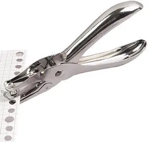 Handle Hole Punch, 1-Piece, Paper Circle Bore Helper | Steel, For Office, School, Home, Easy to Punch Hole for Kids and Adults Handle Hole Punch, 1-Piece, Paper Circle Bore Helper | Steel, For Office, School, Home, Easy to Punch Hole for Kids and Adults