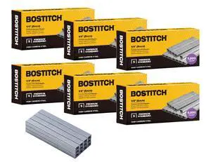 Office 30,000 Standard Staples, 1/4" Length, Full Strip Staples, 210/Strip, 5000 Per Box, 6-Pack Office 30,000 Standard Staples, 1/4" Length, Full Strip Staples, 210/Strip, 5000 Per Box, 6-Pack