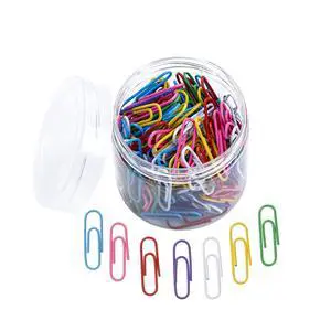 200 Colorful Paper Clips, 28mm - Reusable for School, Office, Folders, Bookmarks, DIY Albums 200 Colorful Paper Clips, 28mm - Reusable for School, Office, Folders, Bookmarks, DIY Albums
