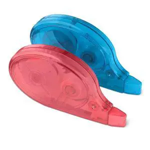 White-Out Correction Tape with Dispenser, 39.3ft, 2-Pack, Tear-Resistant Tape for Office or School Supplies White-Out Correction Tape with Dispenser, 39.3ft, 2-Pack, Tear-Resistant Tape for Office or School Supplies