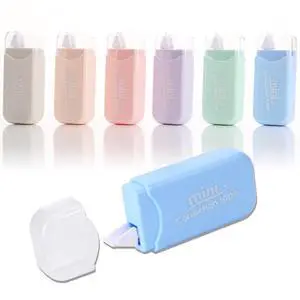 White Correction Tape, 6 Pack - 13.13 feet for School Office | Tear-Resistant Tape, Portable Correction Tape, Easy To Use Applicator, Instant Corrections White Correction Tape, 6 Pack - 13.13 feet for School Office | Tear-Resistant Tape, Portable Correction Tape, Easy To Use Applicator, Instant Corrections