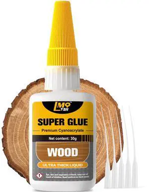 Wood Super Glue Liquid, Clear Instant Cyanoacrylate Adhesive for Wood Crafts Repair Woodworking, All Purpose CA Glue for Shoe Ceramic Plastic Leather Glass Model Metal Pottery Aquarium Porcelain Stone Wood Super Glue Liquid, Clear Instant Cyanoacrylate Adhesive for Wood Crafts Repair Woodworking, All Purpose CA Glue for Shoe Ceramic Plastic Leather Glass Model Metal Pottery Aquarium Porcelain Stone