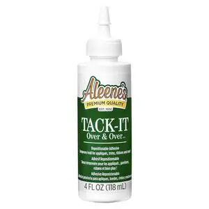 Tack-It Over & Over Liquid Glue 4 fl oz, Repositionable and Removable Adhesive, Clear Tack-It Over & Over Liquid Glue 4 fl oz, Repositionable and Removable Adhesive, Clear
