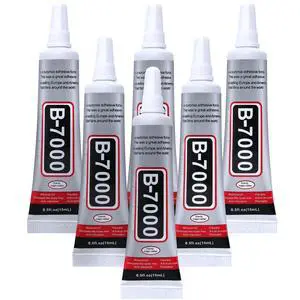 6PCS Jewelry Glue - 15ML/0.5fl oz Clear DIY Craft Glue for Rhinestones, Waterproof Strong Bond Adhesive for Phone Repair, Nail Art, Shoes, Fabric, Metal, Glass 6PCS Jewelry Glue - 15ML/0.5fl oz Clear DIY Craft Glue for Rhinestones, Waterproof Strong Bond Adhesive for Phone Repair, Nail Art, Shoes, Fabric, Metal, Glass