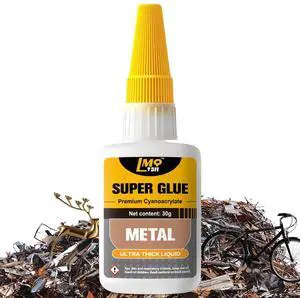 Liquid Super Glue for Metal, 30g Clear Instant Thick CA Glue for Stainless Steel Aluminum DIY Crafts and Repairs, Fast Drying High Strength All Purpose Permanent Professional Cyanoacrylate Adhesives Liquid Super Glue for Metal, 30g Clear Instant Thick CA Glue for Stainless Steel Aluminum DIY Crafts and Repairs, Fast Drying High Strength All Purpose Permanent Professional Cyanoacrylate Adhesives