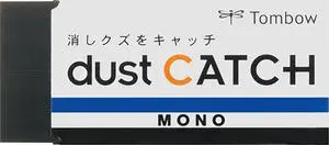 Mono Dust Catch Eraser, 1 Pack. Uniquely Designed Eraser Catches Residue for Mess-Free Use Without Damaging Paper Mono Dust Catch Eraser, 1 Pack. Uniquely Designed Eraser Catches Residue for Mess-Free Use Without Damaging Paper