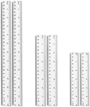6-Pack Plastic Rulers - 6"/8"/12" Ruler Dual Scale, Flexible Ruler 30cm/20cm/15cm with Inch & Metric Markings Rulers for School & Office 6-Pack Plastic Rulers - 6"/8"/12" Ruler Dual Scale, Flexible Ruler 30cm/20cm/15cm with Inch & Metric Markings Rulers for School & Office