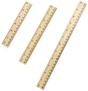 3 Pack Wooden Ruler Set, 6, 8, 12 Inch Rulers, High-Quality Metric Ruler, Easy to Read, mm, Sturdy and Durable Straight Edge for Drawing, Home, Office, Engineering 3 Pack Wooden Ruler Set, 6, 8, 12 Inch Rulers, High-Quality Metric Ruler, Easy to Read, mm, Sturdy and Durable Straight Edge for Drawing, Home, Office, Engineering