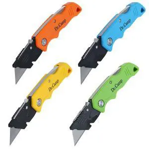 4 Pack Folding Utility Knife Heavy Duty Box Cutter Quick Change Blade Safety Lock Pocket Clip Ergonomic Grip for Home Office Warehouse Navaja Plegable de Trabajo Cuchillo Cortador de Caja 4 Pack Folding Utility Knife Heavy Duty Box Cutter Quick Change Blade Safety Lock Pocket Clip Ergonomic Grip for Home Office Warehouse Navaja Plegable de Trabajo Cuchillo Cortador de Caja