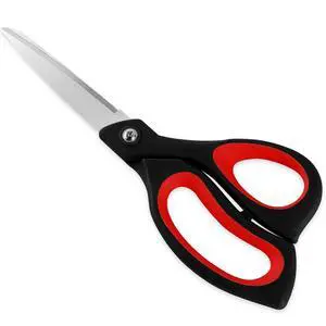 8.5 Inch Heavy Duty All Purpose Scissors, Professional Ultra Sharp Stainless Steel Blades for Fabric, Paper, Crafts - Comfort Soft Grip Handles for Office, Home, Packages and Light Gardening 8.5 Inch Heavy Duty All Purpose Scissors, Professional Ultra Sharp Stainless Steel Blades for Fabric, Paper, Crafts - Comfort Soft Grip Handles for Office, Home, Packages and Light Gardening