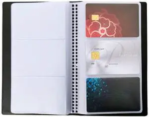 Business Card Organizer Business Card Holder Book, Portable Business Card Binder File Sleeve Storage, Business Card Holders,120 Cards Business Card Organizer Business Card Holder Book, Portable Business Card Binder File Sleeve Storage, Business Card Holders,120 Cards