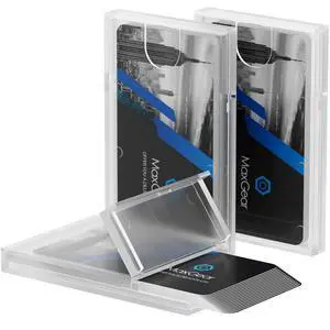Plastic Business Card Holder 3 Pack | Slim Portable Clear Business Card Case for Men & Women, Lightweight Professional Card Holder, 3.9 x 2.5 x 0.4 inches Plastic Business Card Holder 3 Pack | Slim Portable Clear Business Card Case for Men & Women, Lightweight Professional Card Holder, 3.9 x 2.5 x 0.4 inches