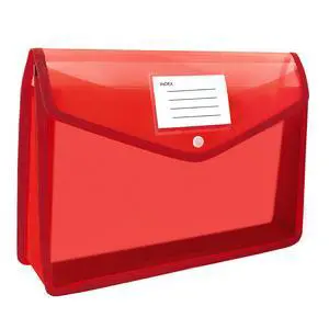 Plastic Expanding File Folder, Folders for Documents, Transparent Envelopes with Elastic Closure, File Folder Organizer Holder, Large Capacity, Fit Letter/A4 Size (Red) Plastic Expanding File Folder, Folders for Documents, Transparent Envelopes with Elastic Closure, File Folder Organizer Holder, Large Capacity, Fit Letter/A4 Size (Red)