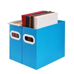 Hanging File Organizer, Cardboard File Folder Organizer for Letter Size, Desk Documents Storage Box, Portable File Folder Holder Boxes for Office, Home, School, Only Box.(2 Packs) Hanging File Organizer, Cardboard File Folder Organizer for Letter Size, Desk Documents Storage Box, Portable File Folder Holder Boxes for Office, Home, School, Only Box.(2 Packs)