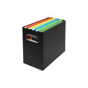 Collapsible File Organizer Box with Handle,12.20x5.11x9.84Inches, Filing Organizer for Home or Office, Small Portable File Box(1 Pack, Black) Collapsible File Organizer Box with Handle,12.20x5.11x9.84Inches, Filing Organizer for Home or Office, Small Portable File Box(1 Pack, Black)