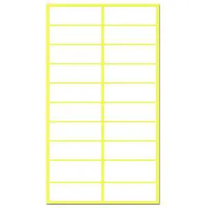 500 Pack, 1.5" x 0.5" - File Folder Labels Stickers, Matte White 500 Pack, 1.5" x 0.5" - File Folder Labels Stickers, Matte White