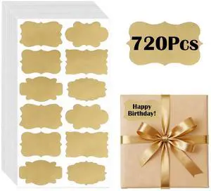 720pcs Kraft Self-Adhesive Gift Tags Name Jar Labels Stickers,1.2×2 inch | 6 Cute Shapes, 12 Labels Per Sheet, Writable Gift Labels for Presents, Easy to Use, Perfect for Christmas, Birthday, Party 720pcs Kraft Self-Adhesive Gift Tags Name Jar Labels Stickers,1.2×2 inch | 6 Cute Shapes, 12 Labels Per Sheet, Writable Gift Labels for Presents, Easy to Use, Perfect for Christmas, Birthday, Party