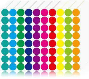 Colored Dot Stickers, 10 Color Coding Dot Labels, 3/4" Round Circle Labels | 1400 Pcs Value Pack, Easy Peel, Strong Adhesion, Assorted Colors for Organizing, Office, Business, Garage&Yard Sale Colored Dot Stickers, 10 Color Coding Dot Labels, 3/4" Round Circle Labels | 1400 Pcs Value Pack, Easy Peel, Strong Adhesion, Assorted Colors for Organizing, Office, Business, Garage&Yard Sale