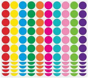 1050 PCS Color Coding Labels Circle Dot Stickers,10 Color Style Colorful Coding Label Sticker for Office,Student Classroom 1050 PCS Color Coding Labels Circle Dot Stickers,10 Color Style Colorful Coding Label Sticker for Office,Student Classroom