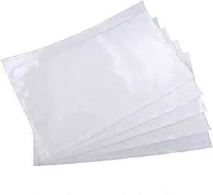 Packing List Envelopes, Clear 7.5" x 5.5" Self Adhesive Shipping Labels Envelope Pouches (100 PCS) Packing List Envelopes, Clear 7.5" x 5.5" Self Adhesive Shipping Labels Envelope Pouches (100 PCS)